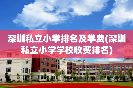 深圳私立小学排名及学费(深圳私立小学学校收费排名)