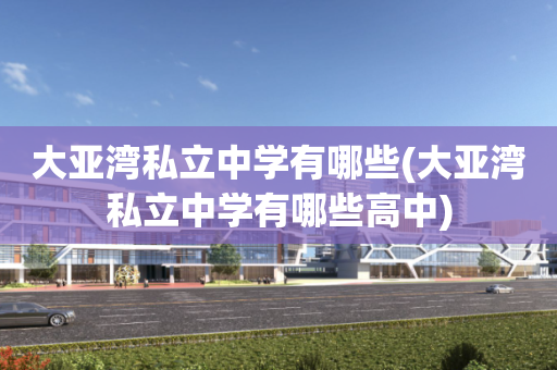 大亚湾私立中学有哪些(大亚湾私立中学有哪些高中)