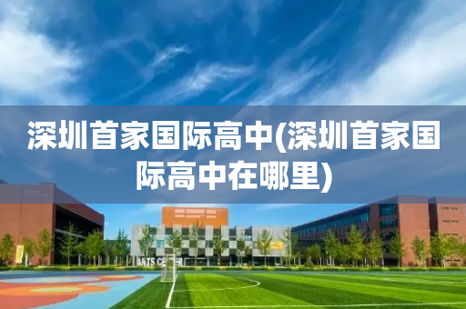 深圳首家国际高中(深圳首家国际高中在哪里)