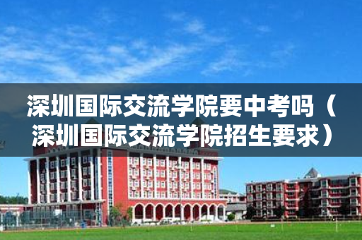 深圳国际交流学院要中考吗（深圳国际交流学院招生要求）