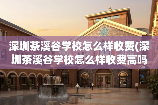 深圳茶溪谷学校怎么样收费(深圳茶溪谷学校怎么样收费高吗)