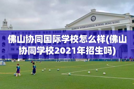 佛山协同国际学校怎么样(佛山协同学校2021年招生吗)