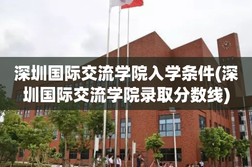 深圳国际交流学院入学条件(深圳国际交流学院录取分数线)