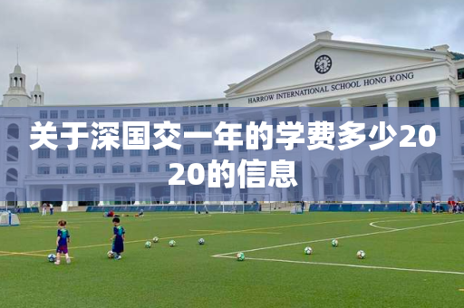 关于深国交一年的学费多少2020的信息