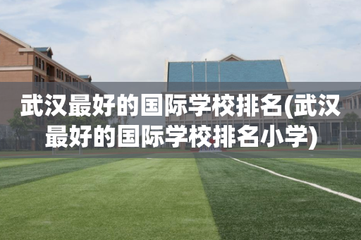 武汉最好的国际学校排名(武汉最好的国际学校排名小学)