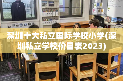 深圳十大私立国际学校小学(深圳私立学校价目表2023)
