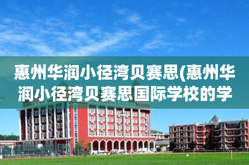 惠州华润小径湾贝赛思(惠州华润小径湾贝赛思国际学校的学区房有哪些)