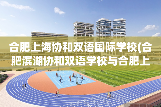 合肥上海协和双语国际学校(合肥滨湖协和双语学校与合肥上海世界外国语学校哪个好)