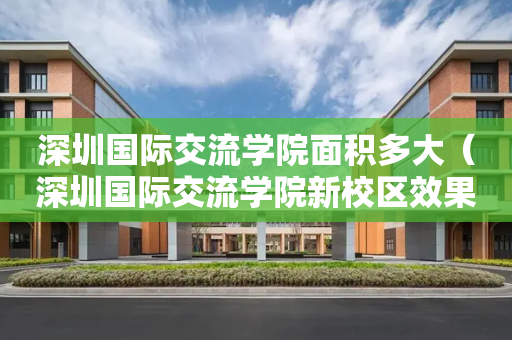 深圳国际交流学院面积多大（深圳国际交流学院新校区效果图）