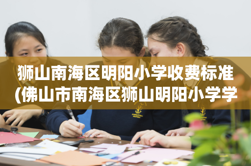 狮山南海区明阳小学收费标准(佛山市南海区狮山明阳小学学费)