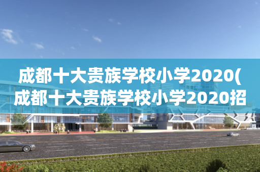 成都十大贵族学校小学2020(成都十大贵族学校小学2020招生)