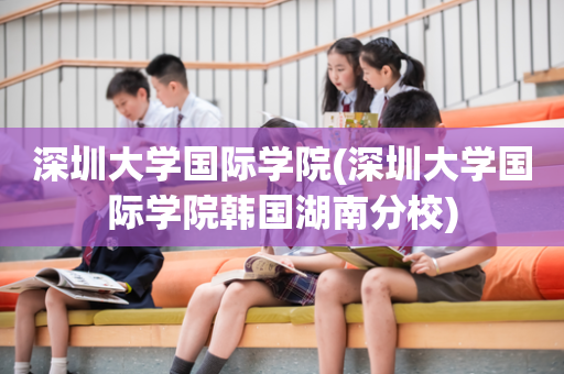 深圳大学国际学院(深圳大学国际学院韩国湖南分校)