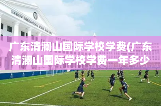 广东清澜山国际学校学费(广东清澜山国际学校学费一年多少)