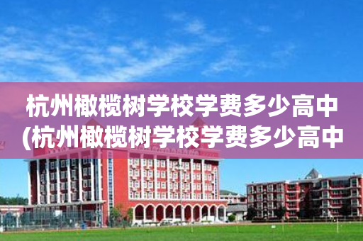 杭州橄榄树学校学费多少高中(杭州橄榄树学校学费多少高中生能上)