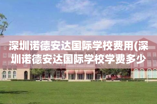 深圳诺德安达国际学校费用(深圳诺德安达国际学校学费多少)
