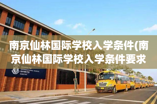 南京仙林国际学校入学条件(南京仙林国际学校入学条件要求)