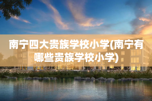 南宁四大贵族学校小学(南宁有哪些贵族学校小学)