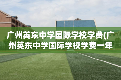 广州英东中学国际学校学费(广州英东中学国际学校学费一年多少)
