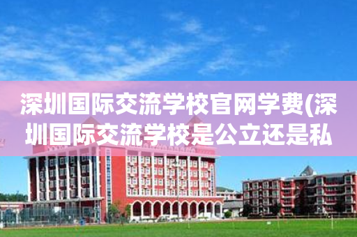 深圳国际交流学校官网学费(深圳国际交流学校是公立还是私立)