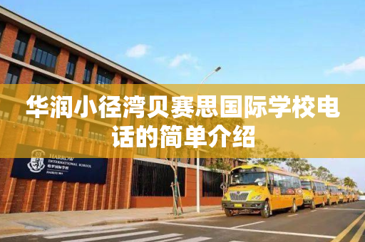 华润小径湾贝赛思国际学校电话的简单介绍