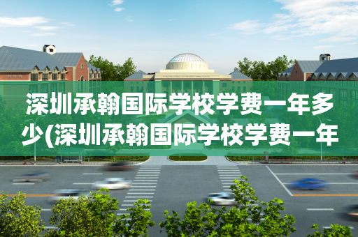 深圳承翰国际学校学费一年多少(深圳承翰国际学校学费一年多少钱)