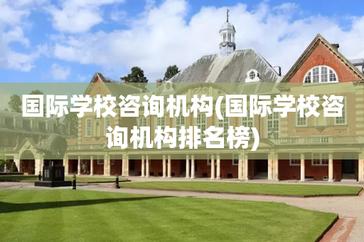 国际学校咨询机构(国际学校咨询机构排名榜)