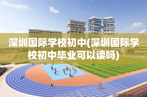 深圳国际学校初中(深圳国际学校初中毕业可以读吗)