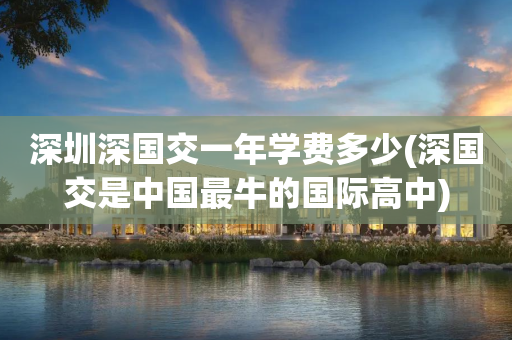 深圳深国交一年学费多少(深国交是中国最牛的国际高中)