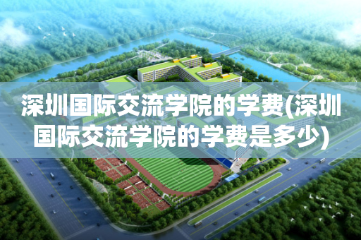 深圳国际交流学院的学费(深圳国际交流学院的学费是多少)