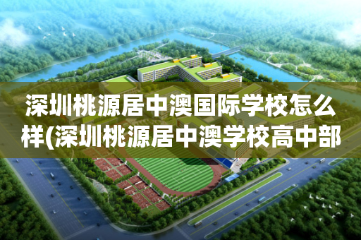 深圳桃源居中澳国际学校怎么样(深圳桃源居中澳学校高中部怎么样)
