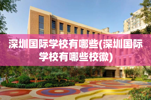 深圳国际学校有哪些(深圳国际学校有哪些校徽)