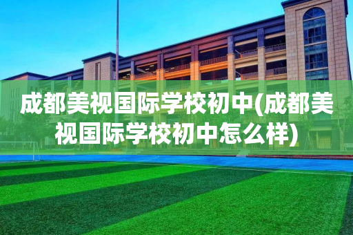 成都美视国际学校初中(成都美视国际学校初中怎么样)