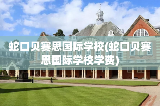 蛇口贝赛思国际学校(蛇口贝赛思国际学校学费)