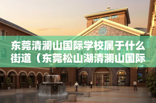 东莞清澜山国际学校属于什么街道（东莞松山湖清澜山国际学校电话小学部电话）