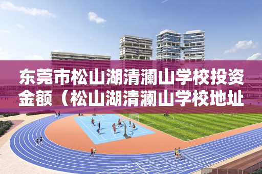 东莞市松山湖清澜山学校投资金额（松山湖清澜山学校地址）