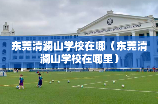 东莞清澜山学校在哪（东莞清澜山学校在哪里）