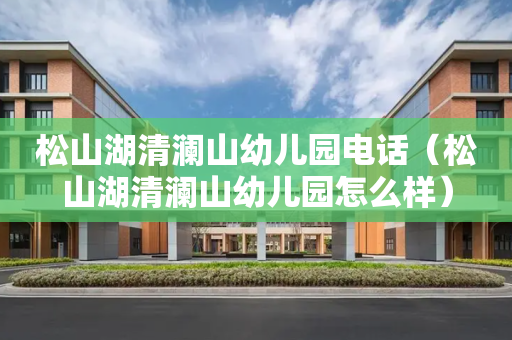 松山湖清澜山幼儿园电话（松山湖清澜山幼儿园怎么样）