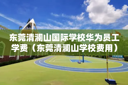东莞清澜山国际学校华为员工学费（东莞清澜山学校费用）
