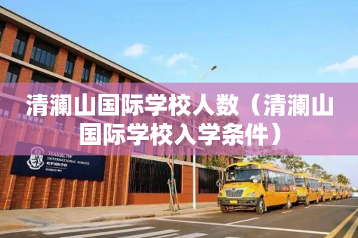 清澜山国际学校人数（清澜山国际学校入学条件）