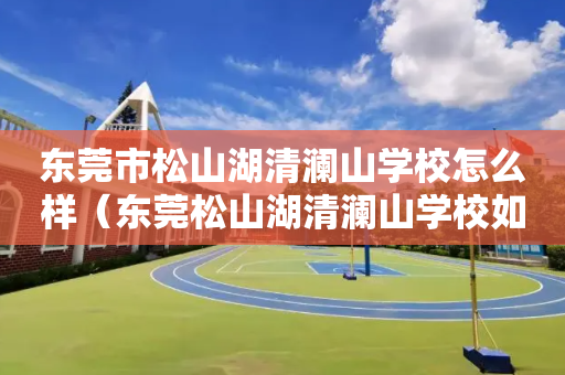 东莞市松山湖清澜山学校怎么样（东莞松山湖清澜山学校如何）