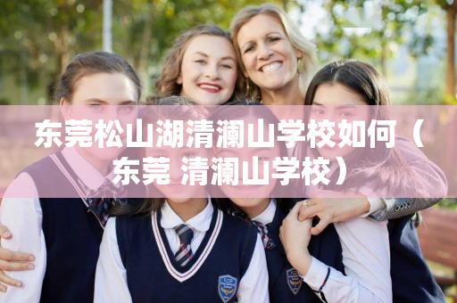 东莞松山湖清澜山学校如何（东莞 清澜山学校）