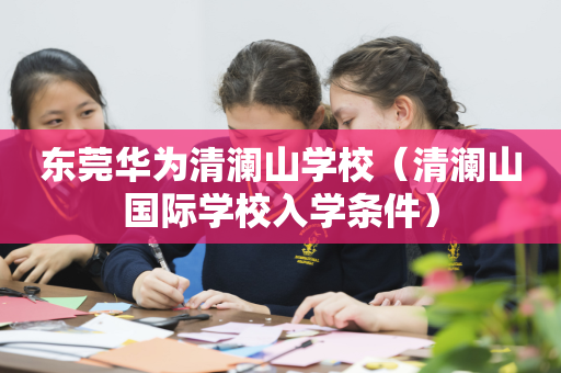 东莞华为清澜山学校（清澜山国际学校入学条件）