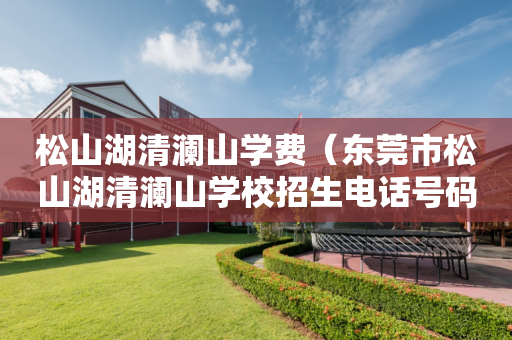 松山湖清澜山学费（东莞市松山湖清澜山学校招生电话号码）